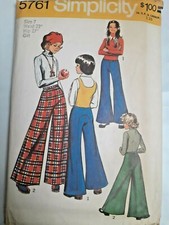 Pants bellbottoms simplicity for sale  Libby