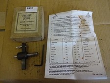 Cortador de furo Paralax 3 8" haste + 1/4" piloto e broca de ferramenta capacidade máxima 4" comprar usado  Enviando para Brazil