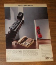 Seltene Werbung BUNDESPOST Fernmeldeamt Nizza Düsseldorf Dallas Telefone 1988 comprar usado  Enviando para Brazil