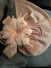 Blush pink fascinator for sale  DYFFRYN ARDUDWY