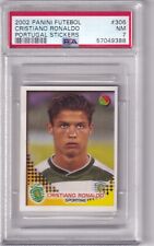 2002 Panini Futebol Portugal Sticker No. 306 Cristiano Ronaldo Rookie PSA 7 comprar usado  Enviando para Brazil