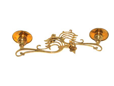 Pair vintage brass for sale  BRISTOL