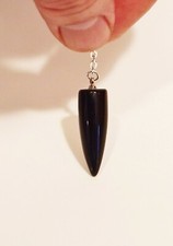 Pendule obsidienne noire d'occasion Pendule obsidienne noire d'occasion  Belleville