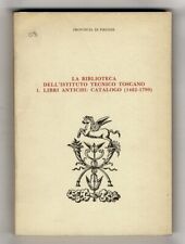 Biblioteca dell istituto usato  Firenze
