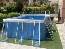 Piscina fuoriterra rettangolar usato  Villa Carcina