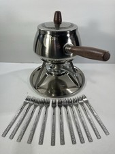 NOVO! CONJUNTO DE FONDUE Vintage Regal Elegance 18/8 Aço Inoxidável Holloware comprar usado  Enviando para Brazil