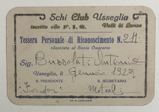 1929 tessera sport usato  Magenta