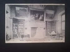 Cpa dreux library d'occasion  Expédié en Belgium