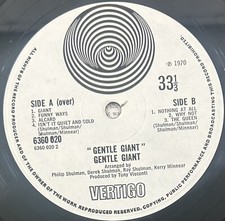 gentle giant lp for sale  UK
