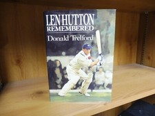 Len hutton remembered for sale Len hutton remembered for sale  HUDDERSFIELD