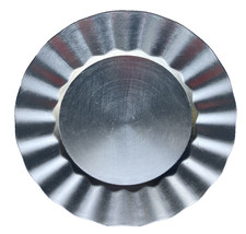 Silver metallic charger for sale  LIVERPOOL