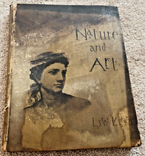 Antique 1887 NATURE AND ART Poems and Pictures ESTES Victorian Book ETCHINGS segunda mano  Embacar hacia Mexico
