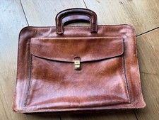 Bridge leather briefcase for sale  SALTBURN-BY-THE-SEA