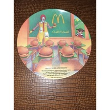 VINTAGE! 1989 McDonald's Plate-Hamburger University, usado comprar usado  Enviando para Brazil
