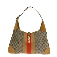 Logotipo GUCCI Sherry GG Padrão Ombro Hobo Bolsa Lona Couro Marrom GHW 62YH376 comprar usado  Enviando para Brazil