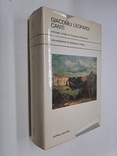 Canti edizione critica usato  Roma