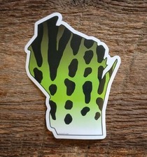 Wisconsin stickers decals for sale  Ashland