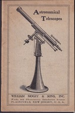 Catálogo de telescópios astronômicos William Mogey & Sons 1932 com suplemento, usado comprar usado  Enviando para Brazil