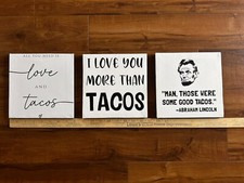 Canvas taco bar for sale  Willard