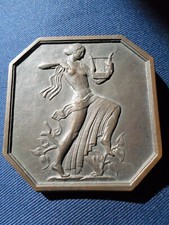 Plaquette bronze art d'occasion  Luzech