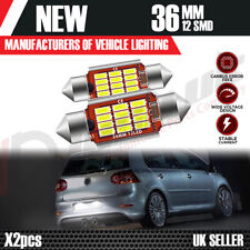 VW Golf Mk5 V TDI GTI ERROR FREE 12 SMD placa de matrícula lâmpadas LED XENÔNIO BRANCO comprar usado  Enviando para Brazil