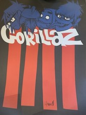 Gorillaz fall print for sale  WORTHING