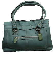 Coach purse aqua for sale  Strongsville