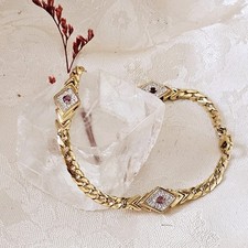 Bracelet plaqué jaune d'occasion  Le Luc