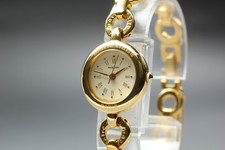 Usado, [Perto de ESTADO PERFEITO] Relógio Feminino Marie Claire D855L4-00 Pulseira de Ouro Creme Quartzo 21mm comprar usado  Enviando para Brazil