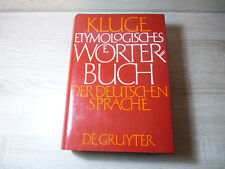 Friedrich kluge etymologisches gebraucht kaufen  Golßen