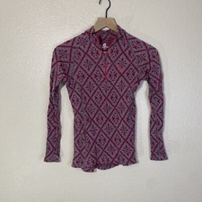 Camisa Woolona Venus lã manga longa padrão geométrico tamanho médio lã merino comprar usado  Enviando para Brazil