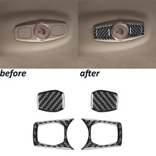 Painel de luz de leitura interior de fibra de carbono real acabamento para Ford Focus 2012-18 comprar usado  Enviando para Brazil