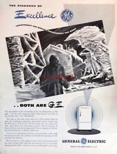 Anúncio de geladeira GENERAL ELECTRIC - Impressão original 1947 comprar usado  Enviando para Brazil