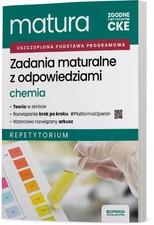 Książka Matura 2026. Chemia. Repetytorium. Zadania maturalne z odpowiedziami  na sprzedaż  PL