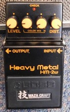 Usado, Pedal de distorção Boss HM-2W Waza Craft metal pesado – tom lendário de motosserra comprar usado  Enviando para Brazil