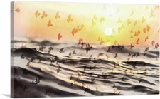 Artcanvas beach birds for sale  Niles