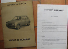 Peugeot equipement 104 d'occasion  Sablé-sur-Sarthe