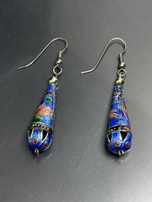 Vintage silvertone cloisonné for sale  Oswego