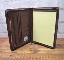 Brown leather document for sale  MILTON KEYNES