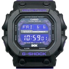 Relógio unissex Casio G-SHOCK GX-56DGK-1 resistente solar caixa grande roxo preto comprar usado  Enviando para Brazil