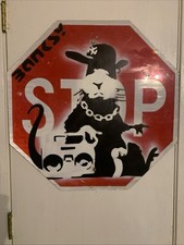 Banksy stop sign. for sale  Buffalo Grove