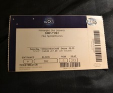 Old concert ticket for sale  NEWTON-LE-WILLOWS