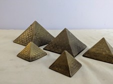 Vintage brass pyramid for sale  DUNDEE