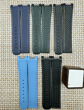 Pulseira de borracha de flúor macio 20 mm 21 mm compatível com Omega Seamaster Aqua Terra comprar usado  Enviando para Brazil
