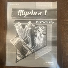 Abeka algebra quiz for sale  Tyrone