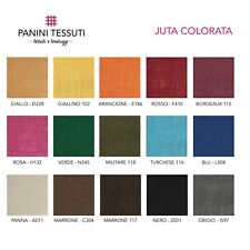 Tessuto juta colorata usato  Modena
