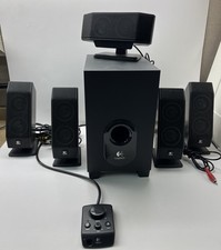 Logitech X-540 5.1 Surround Sound Speaker System z zestawem subwoofera Sprawdzony działa! na sprzedaż  Wysyłka do Poland