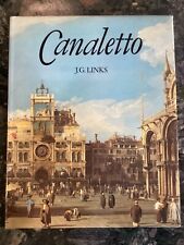 Canaletto JG Links Hardcover Book Art 1982 Vintage Coffee Table, usado segunda mano  Embacar hacia Argentina