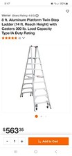 Werner 8ft alluminum for sale  Manassas
