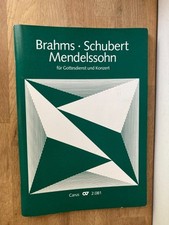 Brahms schubert mendelssohn d'occasion  Confolens